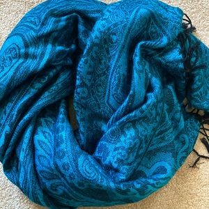 Blue scarf